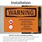 Signmission Lead Renovation Work With Symbol OSHA Warning Sign, Vinyl Decal, 10in W x 7in L, 2PK OS-2PACK-WS-D-710-L-12664 - alternate 4